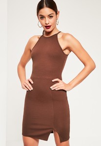 brown-90s-neck-side-split-bodycon-dress.jpg