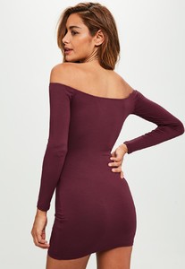 burgundy-bardot-mini-dress 3.jpg