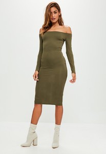 khaki-bardot-midi-dress 1.jpg