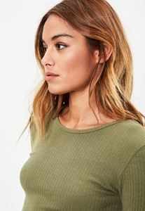 khaki-long-sleeve-ribbed-bodycon-mini-dress.jpg 2.jpg