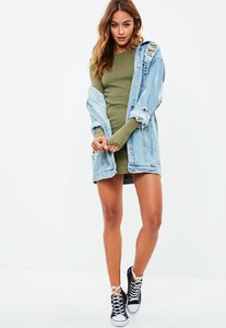 khaki-long-sleeve-ribbed-bodycon-mini-dress.jpg 1.jpg