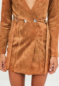 camel-faux-suede-button-front-blazer-dress 2.jpg