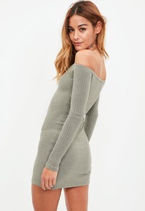 khaki-bardot-ribbed-bodycon-dress 3.jpg
