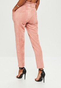 pink-faux-suede-paperbag-waist-pants 3.jpg