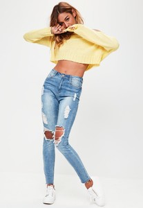 yellow-brushed-off-the-shoulder-knitted-sweater 1.jpg