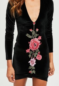 black-velvet-plunge-mini-dress 2.jpg