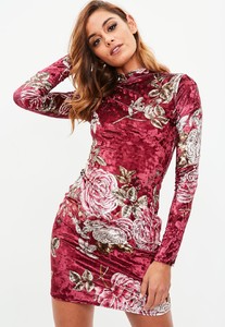 burgundy-high-neck-velvet-floral-printed-dress.jpg