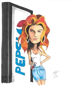 Cindy Crawford Pepsi Ad Caricature.jpg