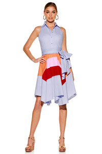 Tricolor Poplin Dress 01.jpg