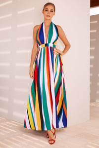 Multicolor Stripe Maxi Dress 04.jpg