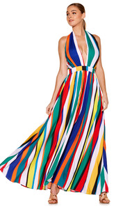 Multicolor Stripe Maxi Dress 01.jpg