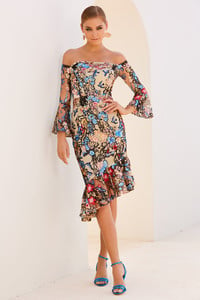 Sequin Embroidered Floral Off-The-Shoulder Dress 02.jpg