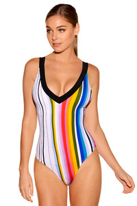 Multistripe One-Piece Swimsuit 01.jpg