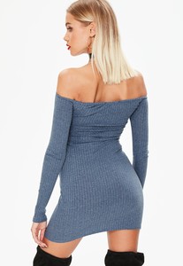 blue-ribbed-bardot-bodycon-dress (2).jpg