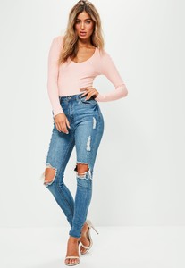 pink-v-neck-ribbed-long-sleeve-bodysuit (1).jpg