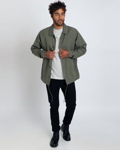 New Online Discount Stores Rvca Mvp Coachs Jacket Leaf Green UK 963_2.jpg