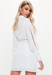 white-collar-split-ruched-sleeve-twist-dress (2).jpg