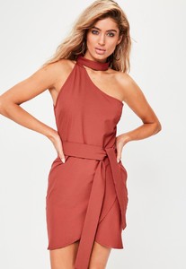 red-one-shoulder-choker-neck-tie-waist-bodycon-dress (1).jpg