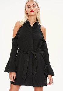 black-cold-shoulder-tie-waist-shirt-dress.jpg