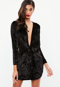 black-crushed-velvet-knot-front-shift-dress.jpg
