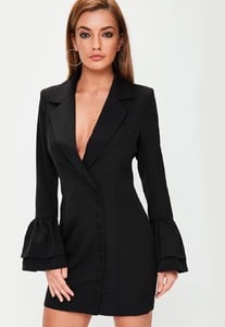 black-frill-sleeve-blazer-dress.jpg