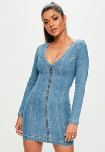 blue-fitted-zip-through-long-sleeved-denim-dress.jpg