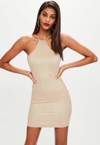 nude-suede-racer-neck-bodycon-dress.jpg