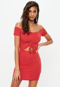 red-ribbed-bardot-ruched-front-bodycon-dress (1).jpg