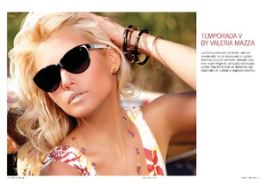 Doquier octubre noviembre 2011 Valeria Mazza Eyewear Campaign-horz.jpg