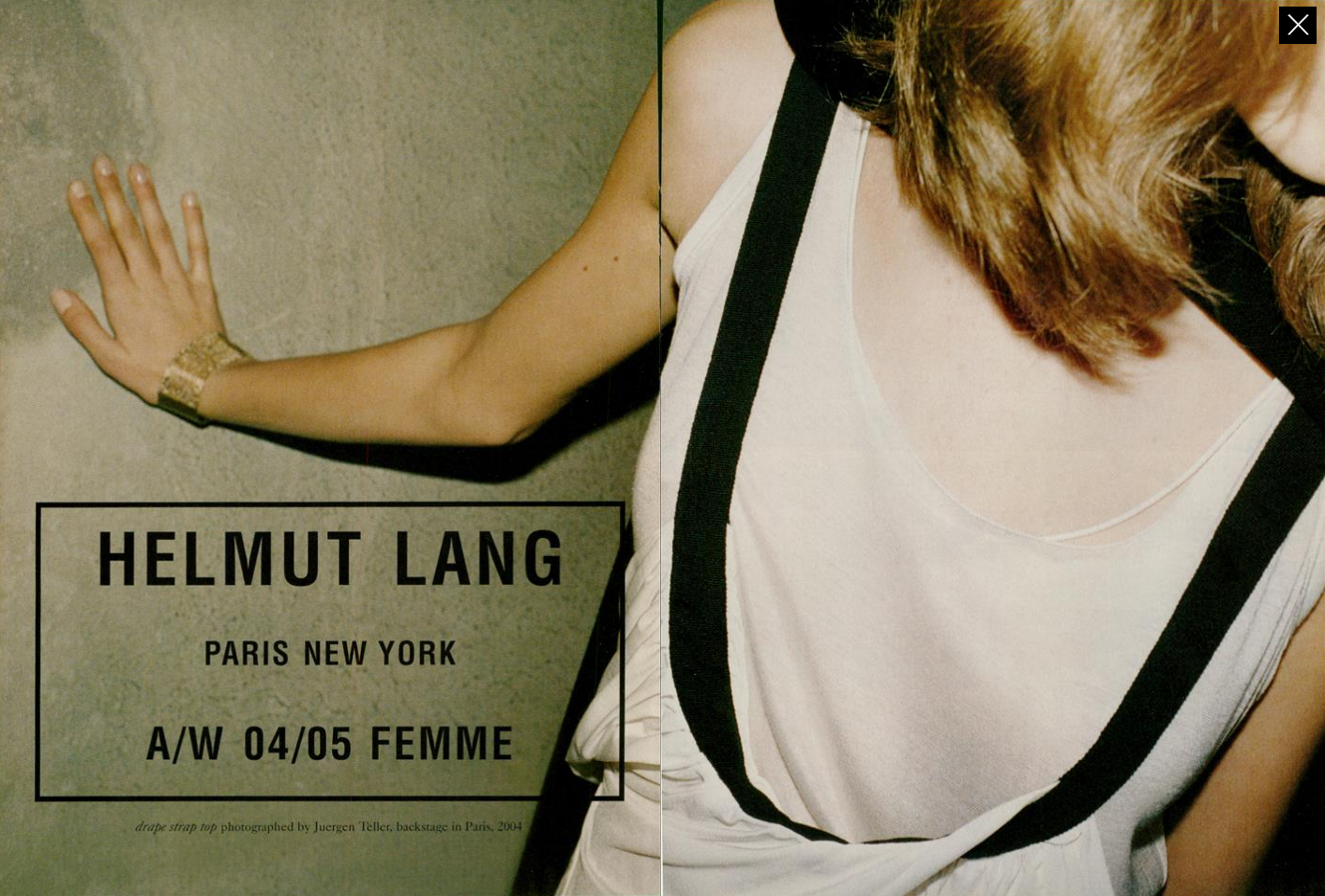 Juergen Teller & Helmut Lang – 017 Shop