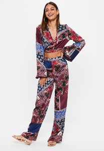 burgundy-navy-floral-print-wrap-over-satin-crop-top.jpg 1.jpg