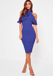 blue-cold-shoulder-frill-trim-midi-dress.jpg