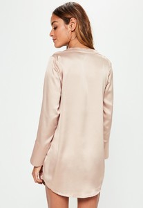 petite-exclusive-beige-satin-pocket-shirt-dress 2.jpg