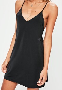 black-slinky-strappy-plunge-cross-back-dress 3.jpg