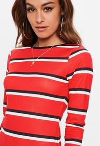 red-long-sleeve-striped-bodycon-midi-dress.jpg 2.jpg