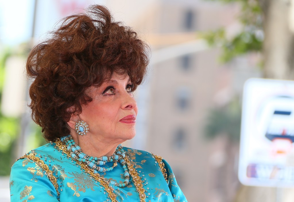 Gina Lollobrigida is honored with a star on The Hollywood Walk Of Fame on F...