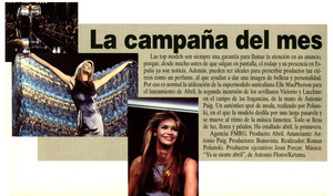 VICTORIO & LUCCHINO Abril 1995 Spain (advertorial Man) half page 'La campaña del mes'-L.jpg