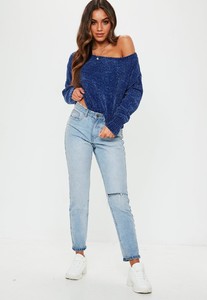blue-chenille-off-shoulder-knitted-jumper.jpg 1.jpg