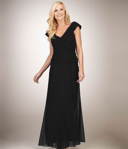 Alex Evenings Woman Pleated Mesh Gown.jpg