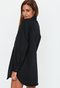 black-oversized-splice-tartan-check-denim-shirt.jpg 3.jpg