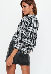 black-oversized-checked-knot-front-shirt.jpg 3.jpg