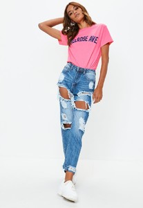 pink-neon-melrose-ave-slogan-t-shirt.jpg 3.jpg