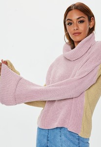 pink-colourblock-roll-neck-turn-back-jumper.jpg 2.jpg