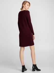 Contemporaine - Merino wool minimalist dress - Ruby Red - A2_1.jpg