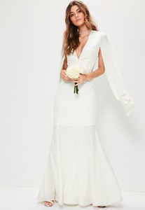 bridal-white-v-plunge-cape-sleeve-maxi-dress (1).jpg