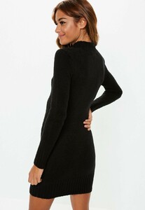 black-fluffy-high-neck-jumper-dress.jpg 3.jpg