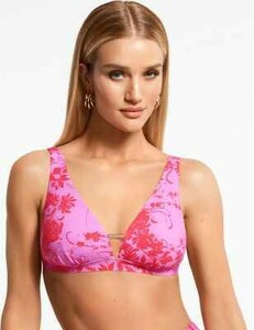 Floral Print High Waisted Bikini Bottoms Pink Mix 2.jpg