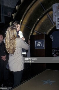 Model Ashley Richardson and daughter Daisy Richards attend First Annual ESPY Sports Awards Fashion Show on February 6, 1997 at the Fashion Cafe in New York City.jpg