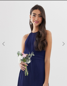 Screenshot_2019-07-09 TFNC Tall bridesmaid exclusive high neck pleated maxi dress in navy ASOS(2).png