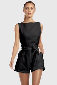 907JS_ECB_TEMPLATE_5836_F1 Martinique Romper - EcoLinen Black.jpg